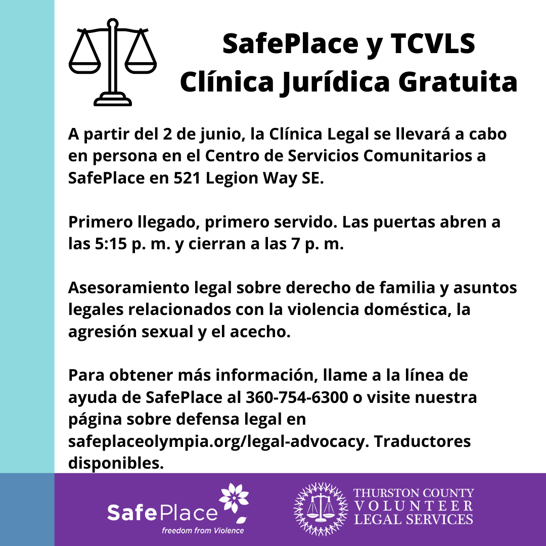 Spanish Legal Clinic Flyer